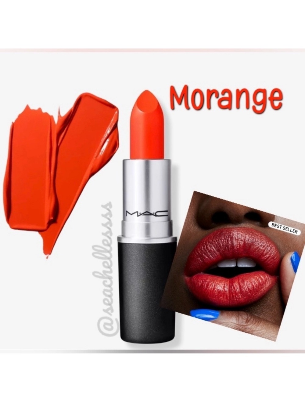 Morange | Amplified Lipstick | Mac Cosmetics | Brand New in Box | Authentic